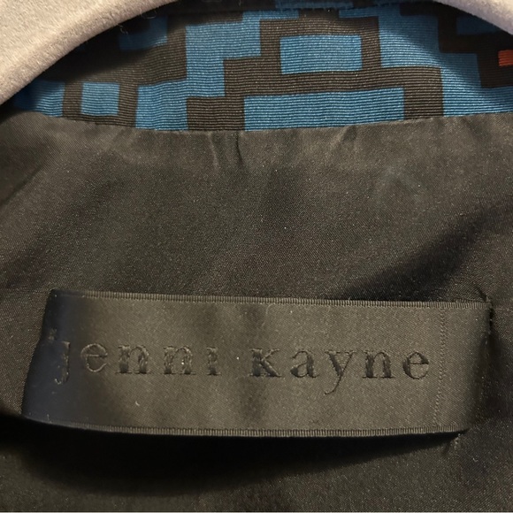 Jenni Kayne Silk Marine Pocket Blazer Aztec Print - Picture 4 of 9